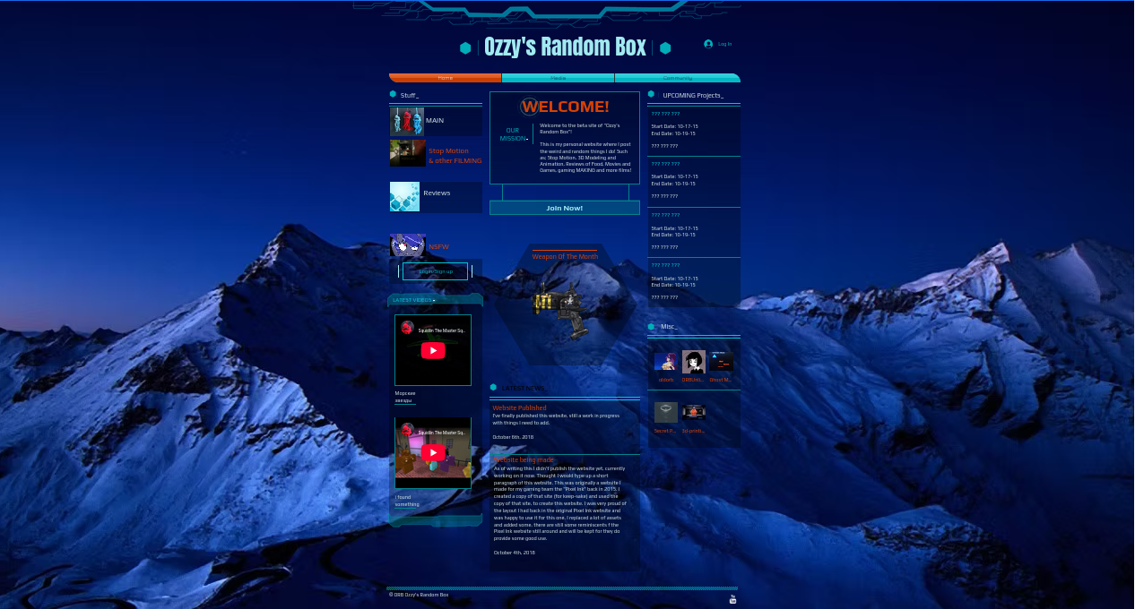 Alternate website page used through 2019