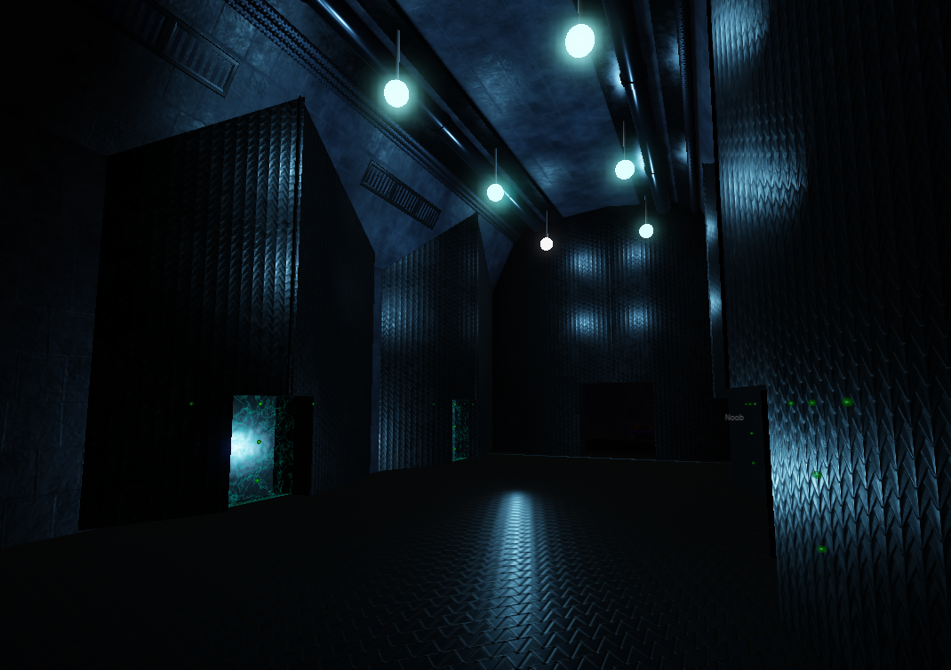 The Glowing Shadow Medical Hallway