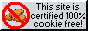 Cookie Free Site