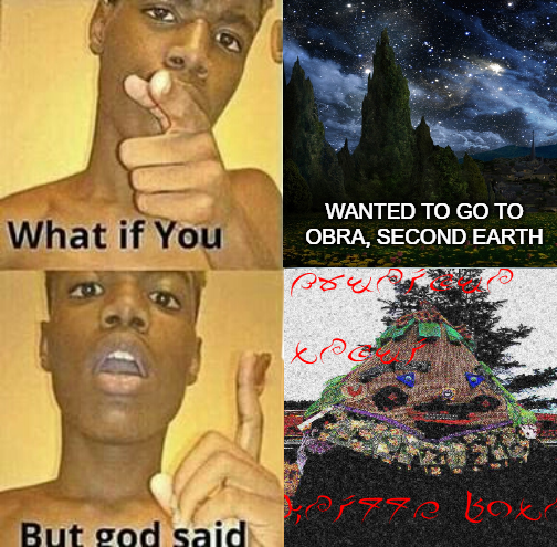 second earth meme with comma